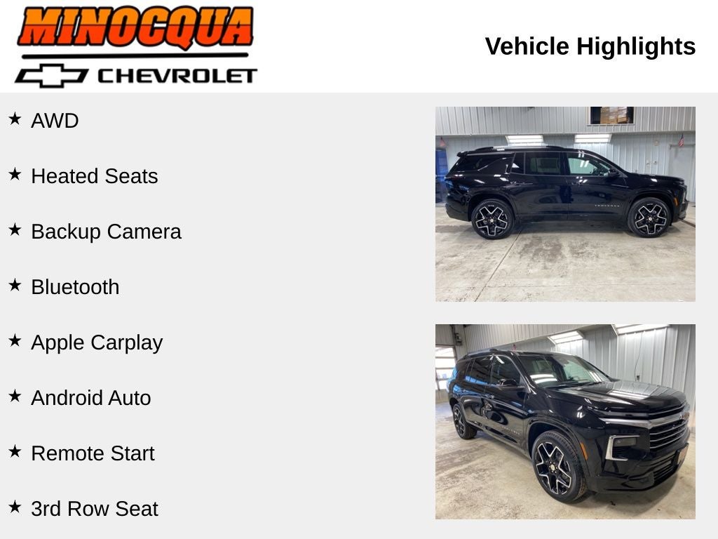 2026 Chevrolet Traverse High Country