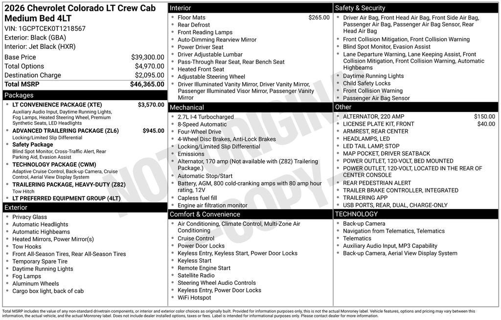 2026 Chevrolet Colorado LT