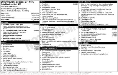 2026 Chevrolet Colorado Z71