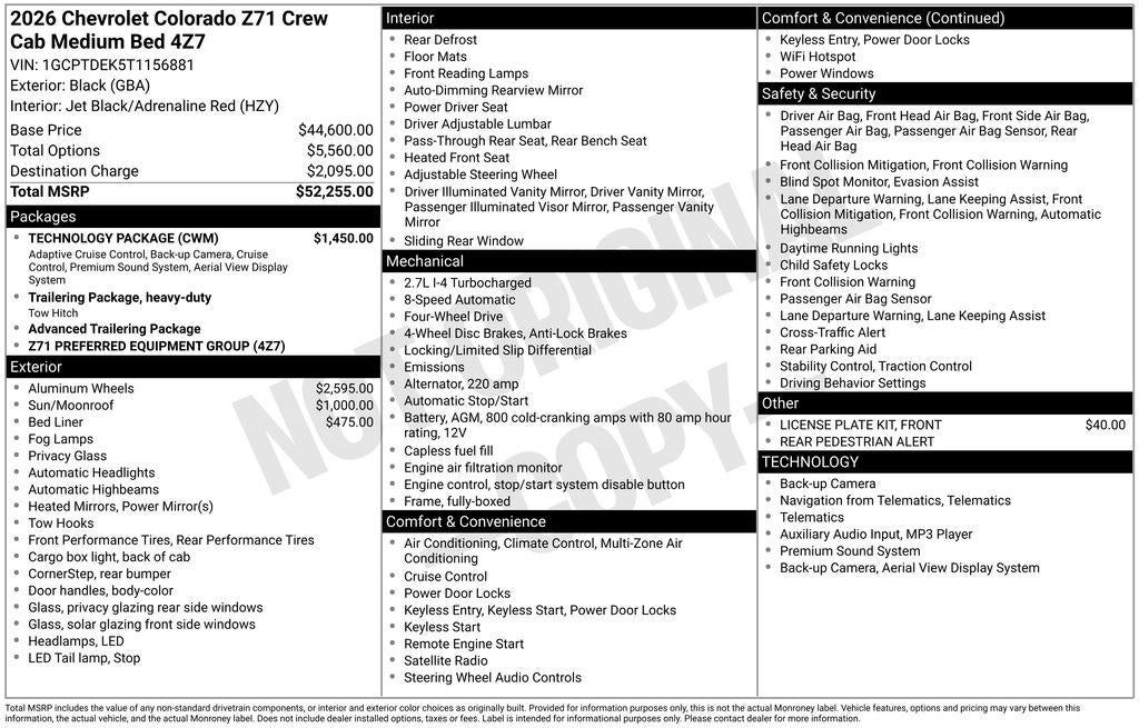 2026 Chevrolet Colorado Z71