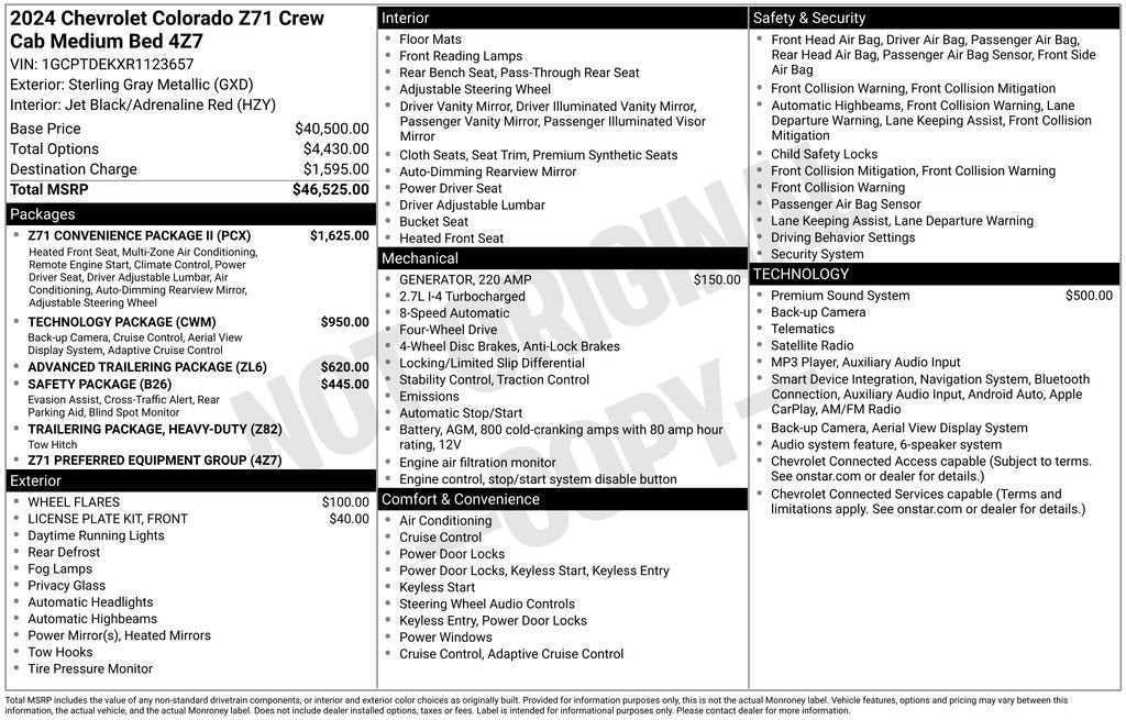 2024 Chevrolet Colorado Z71