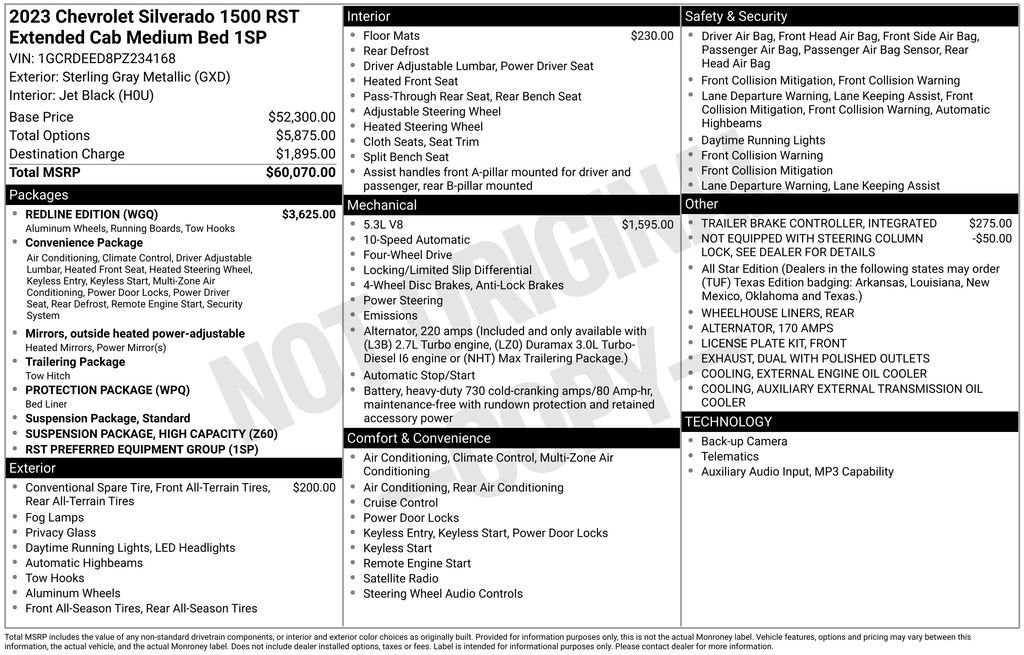 2023 Chevrolet Silverado 1500 RST