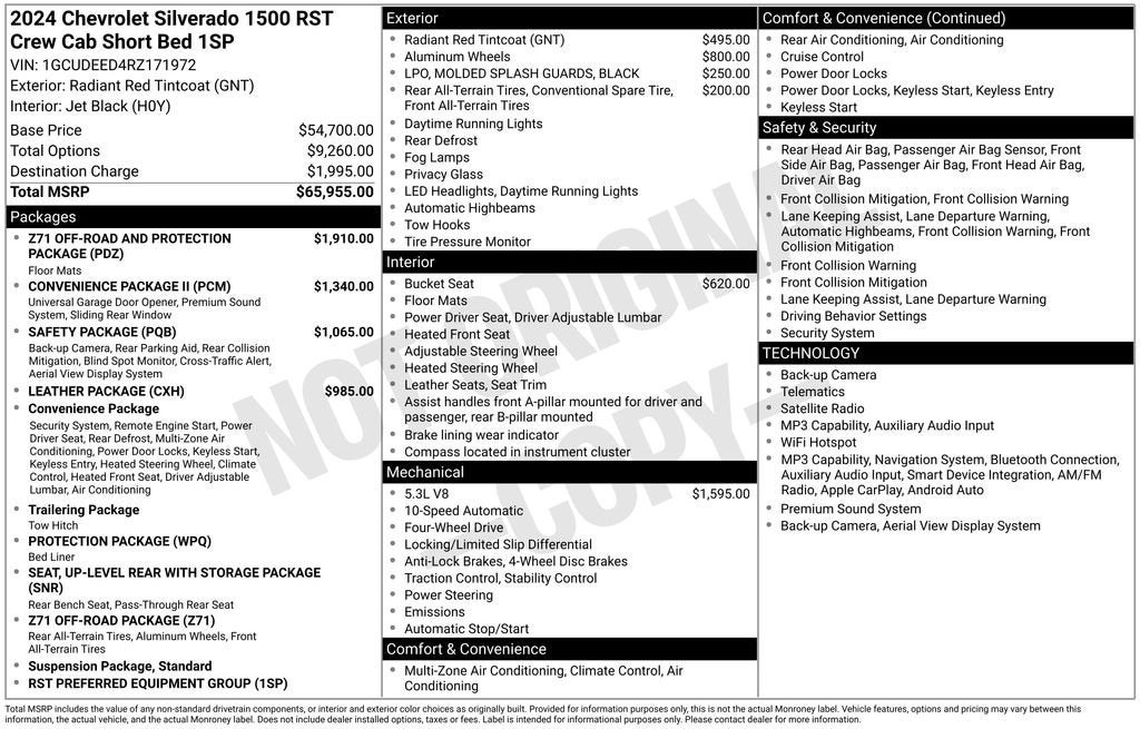 2024 Chevrolet Silverado 1500 RST