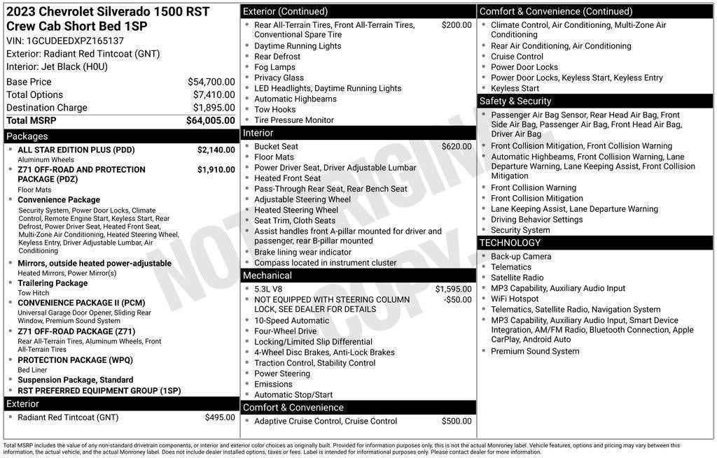 2023 Chevrolet Silverado 1500 RST