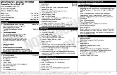 2026 Chevrolet Silverado 1500 RST