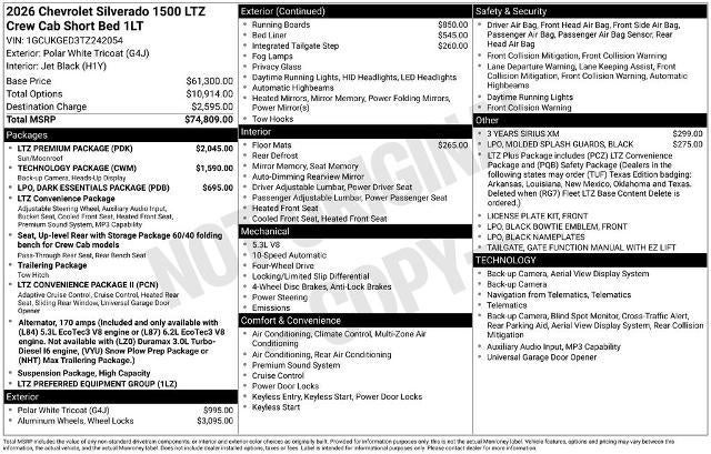 2026 Chevrolet Silverado 1500 LTZ