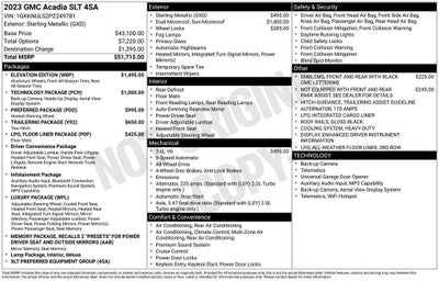 2023 GMC Acadia SLT