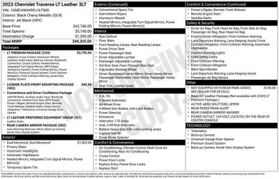 2023 Chevrolet Traverse LT Leather