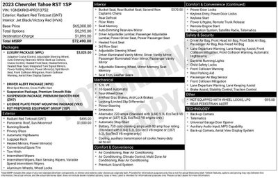 2023 Chevrolet Tahoe RST