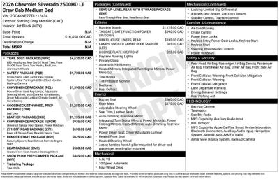 2026 Chevrolet Silverado 2500 HD LT