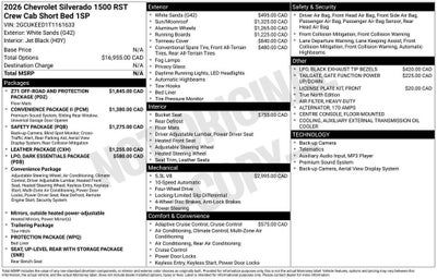 2026 Chevrolet Silverado 1500 RST