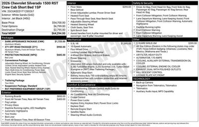 2026 Chevrolet Silverado 1500 RST