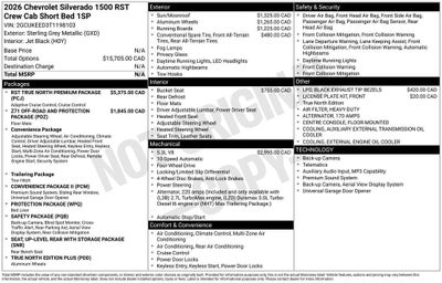 2026 Chevrolet Silverado 1500 RST
