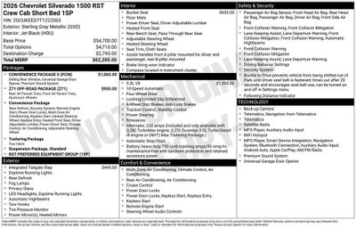 2026 Chevrolet Silverado 1500 RST