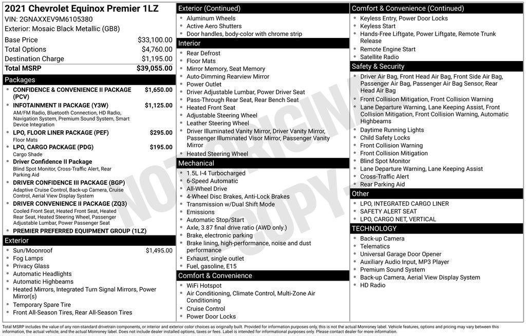 2021 Chevrolet Equinox Premier
