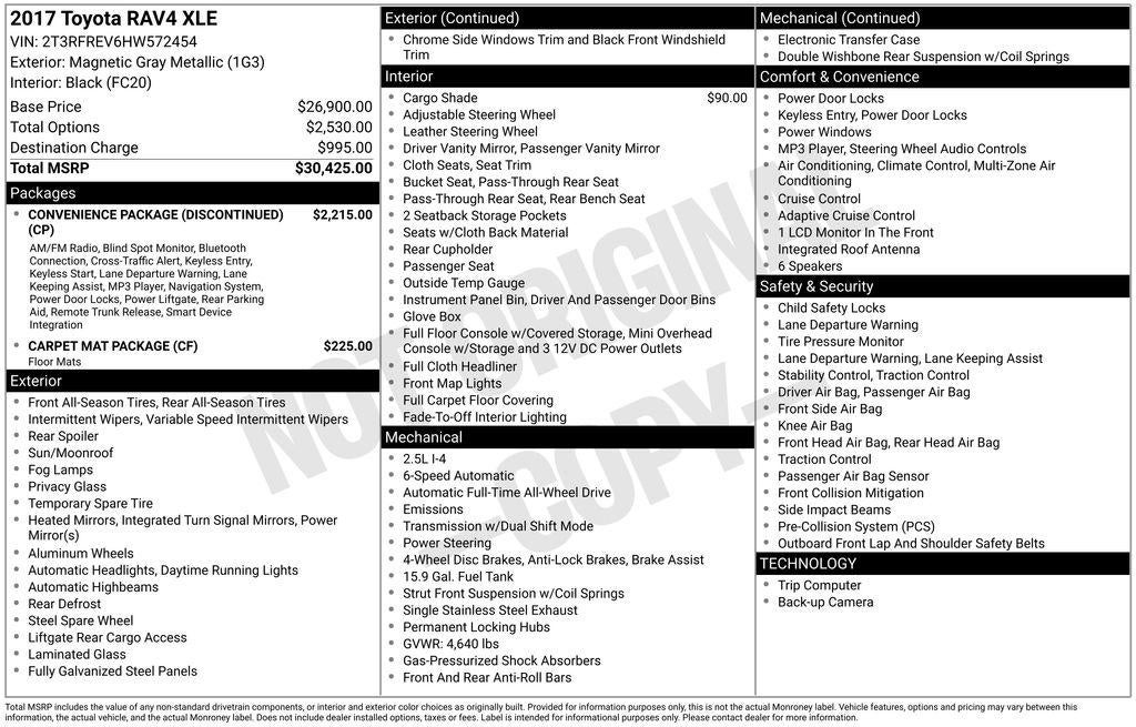 2017 Toyota RAV4 XLE