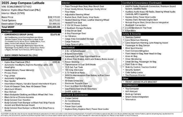 2025 Jeep Compass Latitude