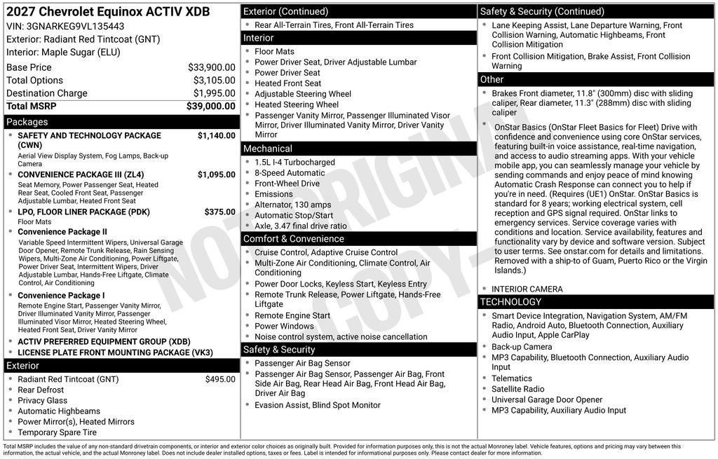 2027 Chevrolet Equinox ACTIV