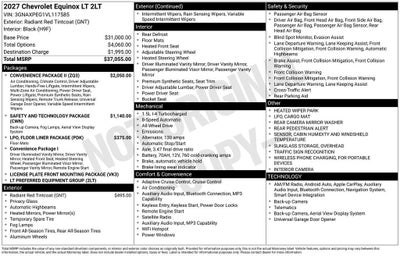 2027 Chevrolet Equinox LT