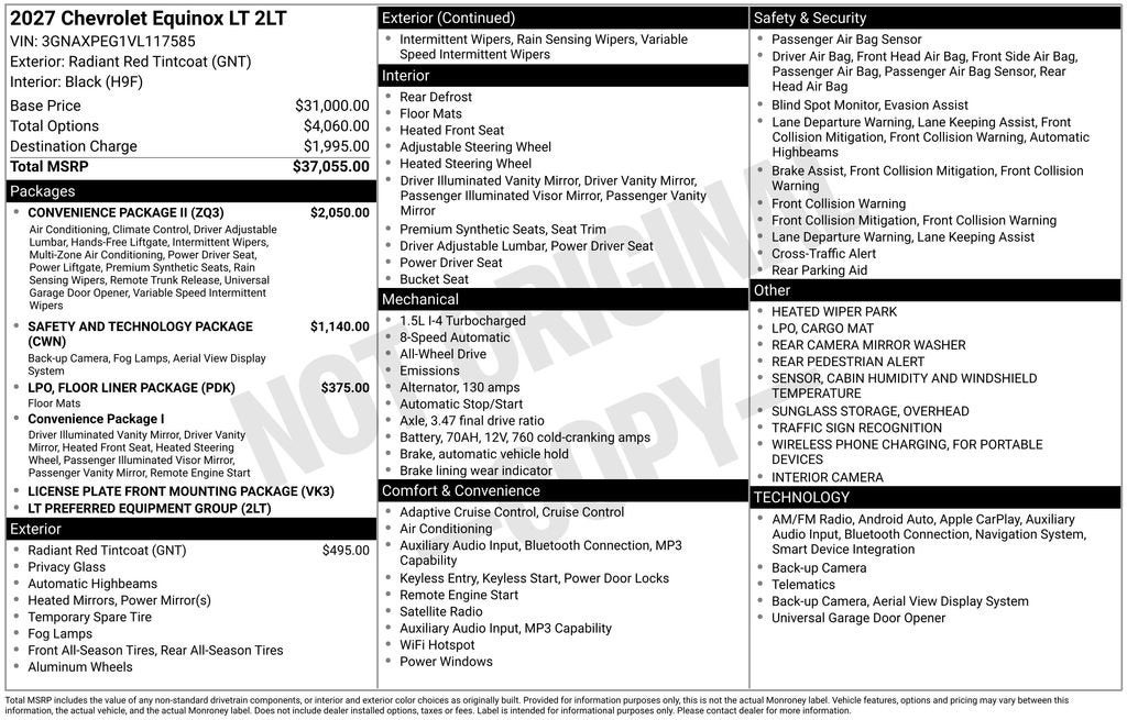 2027 Chevrolet Equinox LT