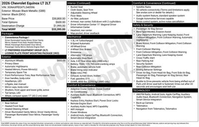2026 Chevrolet Equinox LT