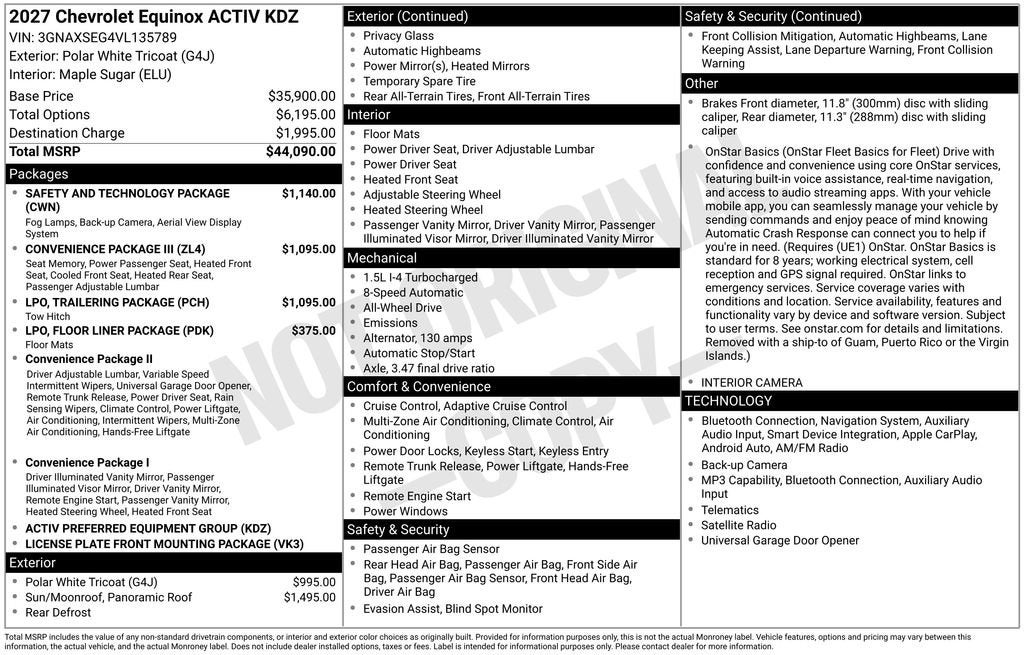 2027 Chevrolet Equinox ACTIV