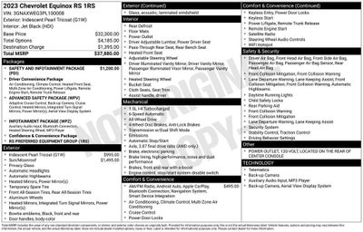 2023 Chevrolet Equinox RS