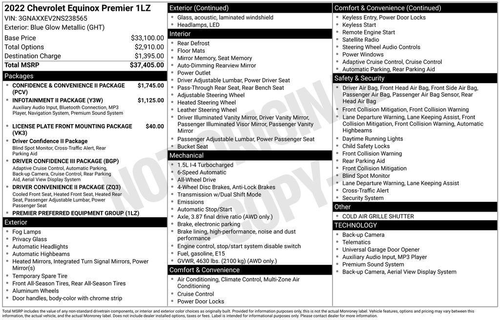 2022 Chevrolet Equinox Premier
