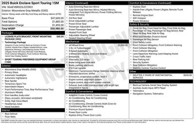 2025 Buick Enclave Sport Touring