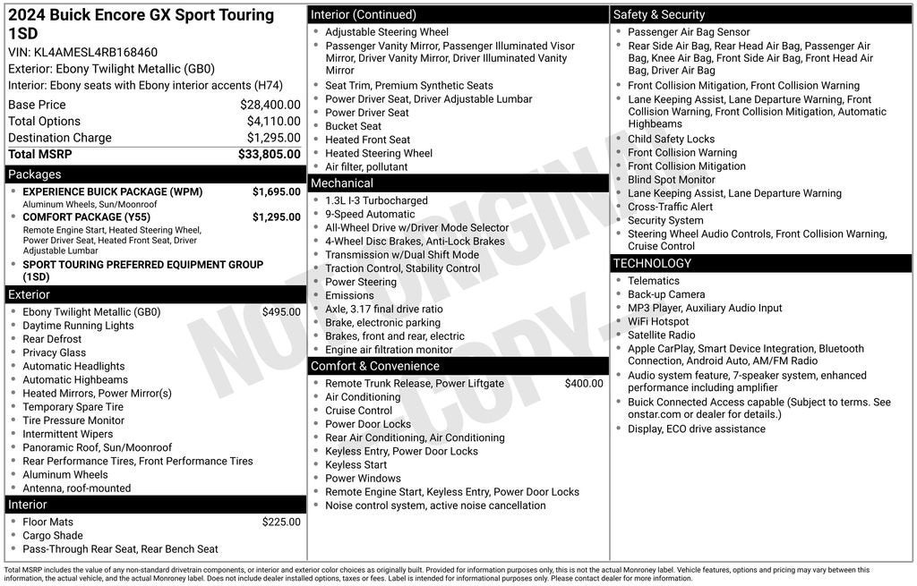 2024 Buick Encore GX Sport Touring