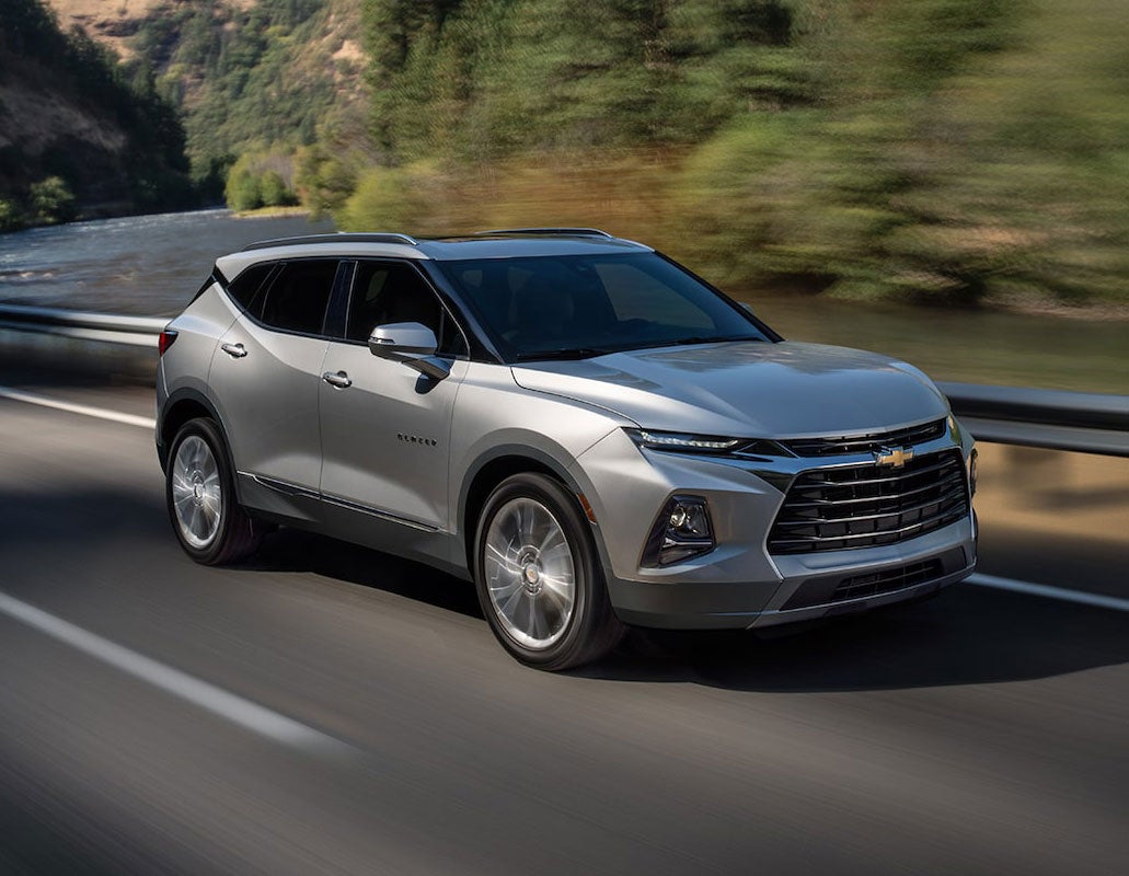 Chevrolet Blazer driving on the road - Minocqua Chevrolet in MINOCQUA WI